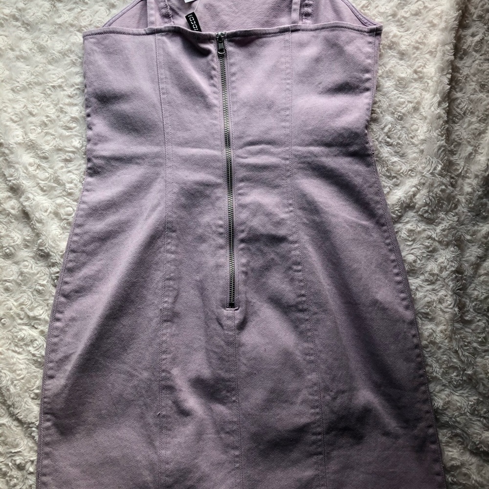 Purple Denim Dress